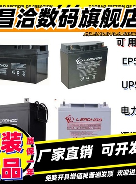 LEADHOO利虎蓄电池NP65-12V200A150A120A100A65A38A24A17AH直流屏
