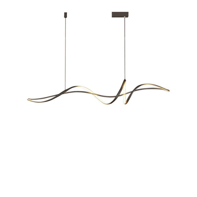 24新款简约餐厅吊灯网红新款led高级极简长条北欧风饭厅吧台主灯,家装灯饰光源,智能吊灯,淘宝优惠券,粉丝福利购,淘宝优惠卷