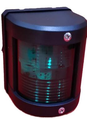 E02024游艇左右舷灯红色绿色灯罩112.5°12V24V3W5W船用航行信号