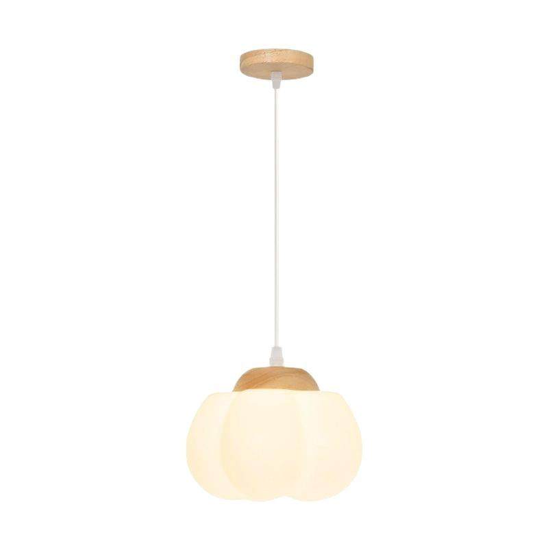 床头灯北欧原木风灯具现代简约创意餐厅吊灯卧室吊线灯L271