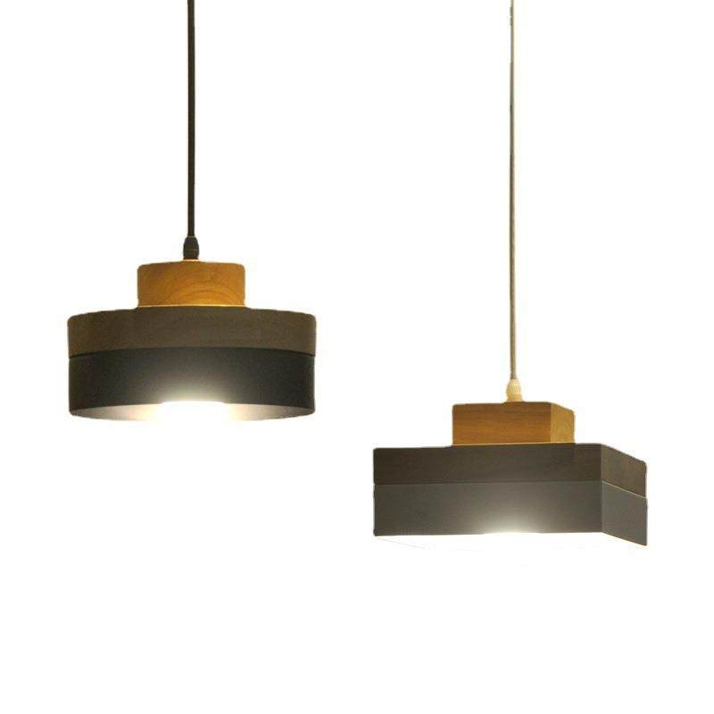 日式吊灯餐厅床头过道走廊阳台装饰创意个性简约铁艺实木灯具,家装灯饰光源,智能吊灯,淘宝优惠券,粉丝福利购,淘宝优惠卷