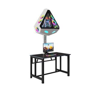 电竞酒店网吧网咖一体模块式外星人风冷散热台式防盗电脑机箱桌椅