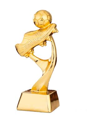 小款树脂足球纪念奖品小学学校体育赛事颁奖奖杯球迷礼品装饰品