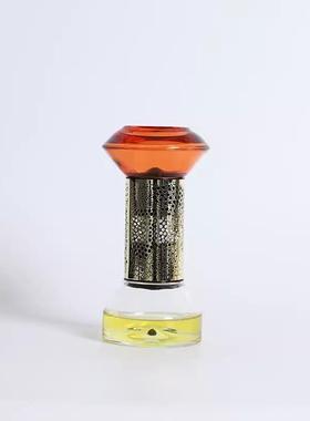 北欧轻奢样板房客厅茶几现代摆件云石花器沙漏香薰软装组合饰品