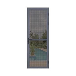 隐形透气平开门纱门铝合金防虫防蚊纱门金刚网纱门厂家供应