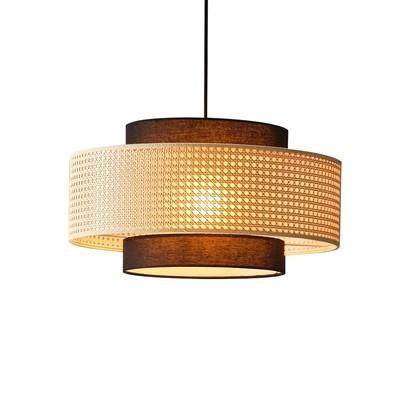 中式侘寂风吊灯复古简约餐厅民宿饭店火锅店禅意茶室中式藤艺灯具,家装灯饰光源,智能吊灯,淘宝优惠券,粉丝福利购,淘宝优惠卷