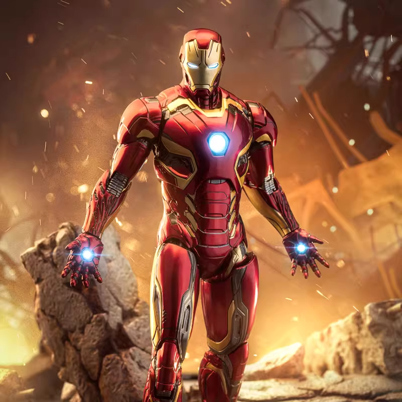 钢铁侠mk45收藏人偶手办摆件玩具