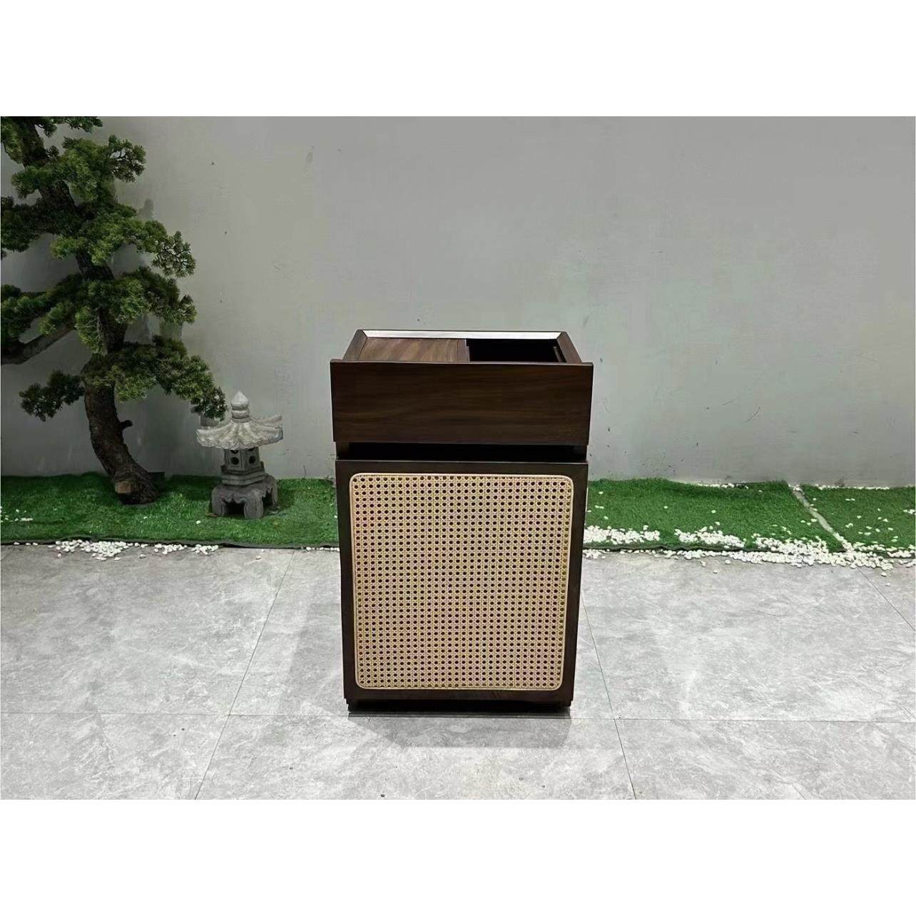 新中式胡桃木茶水柜移动茶桌家用茶吧机烧水壶一体茶边柜客厅茶台