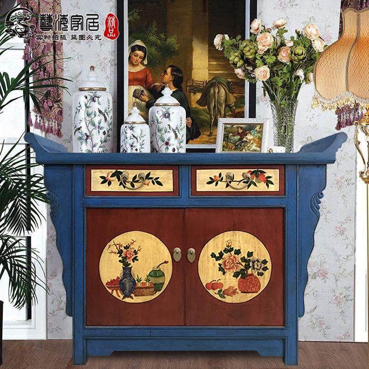 酒柜现代简约进门玄关隔断柜客厅屏风柜鞋柜一体小户型隔断装饰柜