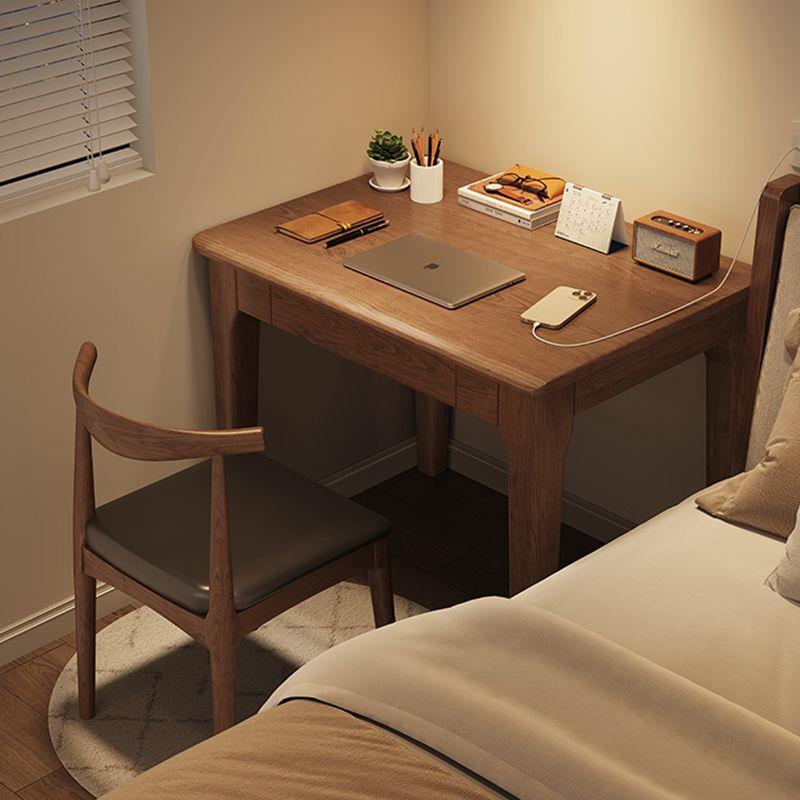 实木窄书桌45cm宽小型床边化妆桌40/55公分学生写字桌电脑桌
