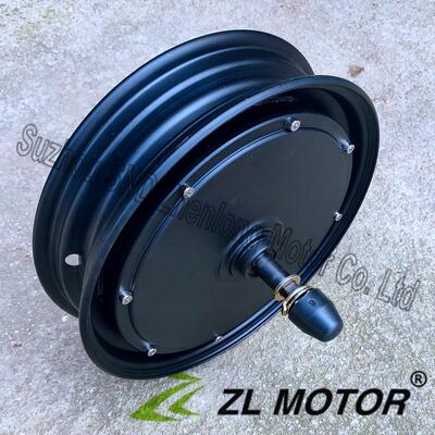 36V48V72V14寸改装维修 一体轮 电摩 大功率 后驱电机1500W