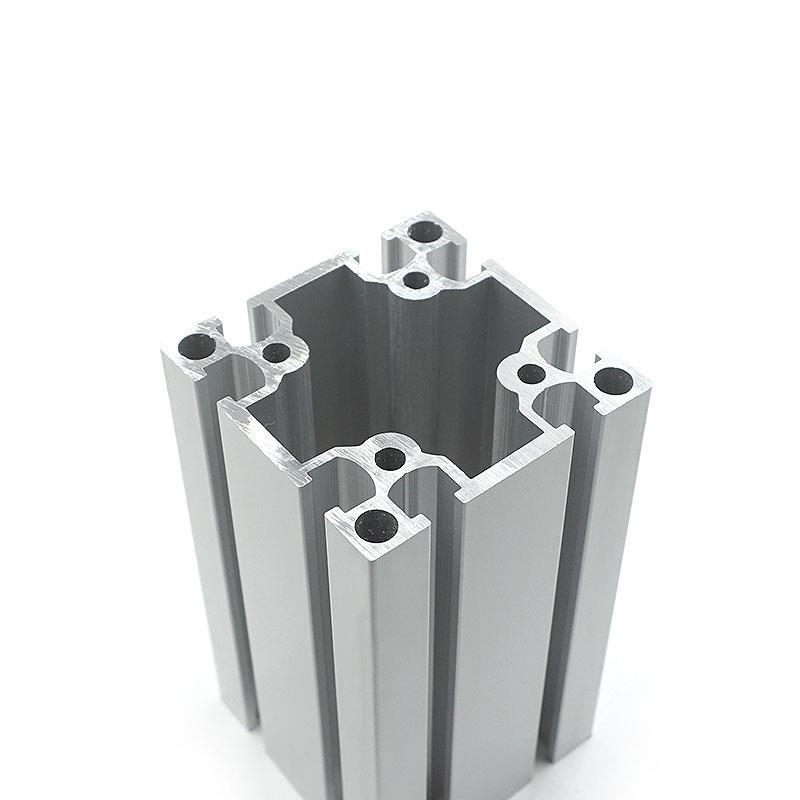 工业铝型材6060国标电泳流水线支架框架双槽方管重型框架围栏设