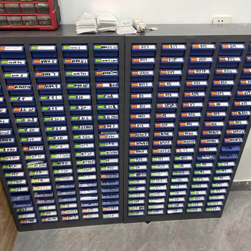 零件抽屉式螺丝刀塑料具柜五金工具螺丝配件物料样品元件铁皮收纳