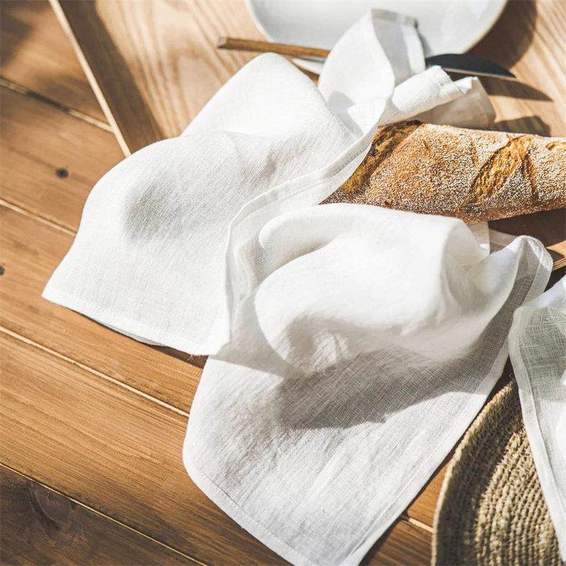 日系纯色简约风亚麻厨房抹布家用餐巾茶巾可挂起来35*55cm一条装,居家布艺,餐巾,淘宝优惠券,粉丝福利购,淘宝优惠卷