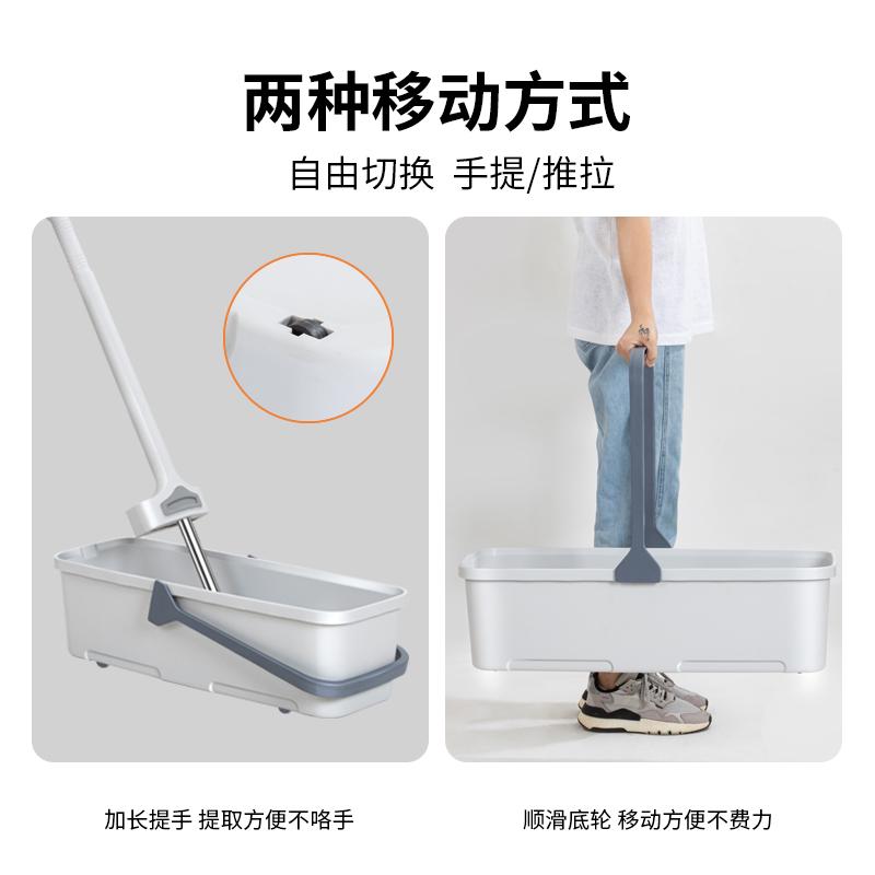 m204拖把桶长方形单卖加厚拖地托家用商用70厘米公分涮洗墩布桶帕