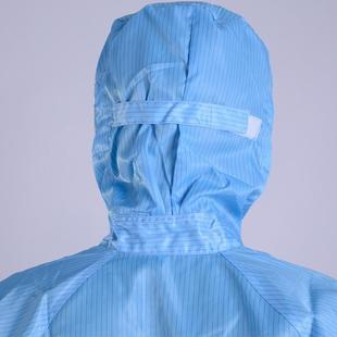 防静电分体服连帽无尘净化服卫生防尘服食品服喷漆劳保防护工作