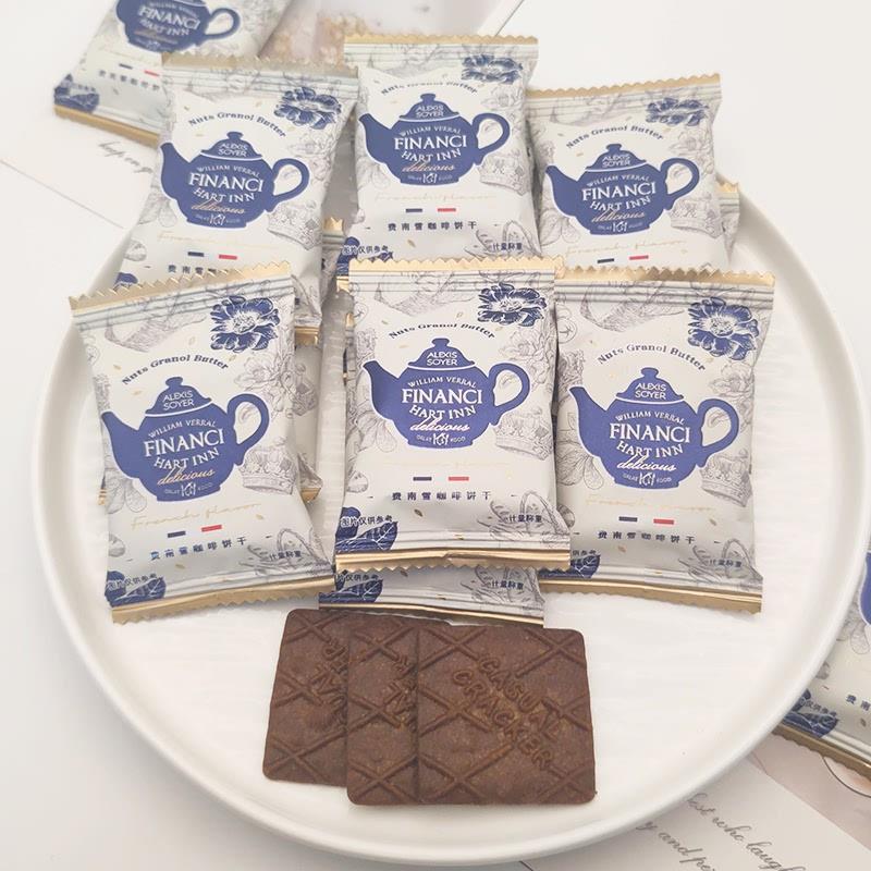 MOKCOKE莫可卡咖啡饼干薄脆休闲零食结婚订婚喜糖喜饼伴手礼散装