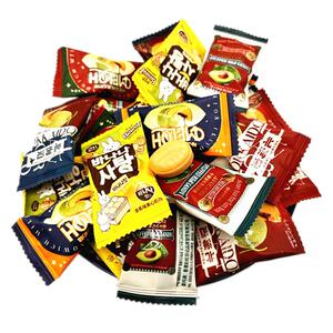 彩虹日记哈密瓜味巧克力夹心奶糖硬奶糖婚庆喜糖果网红休闲零食品