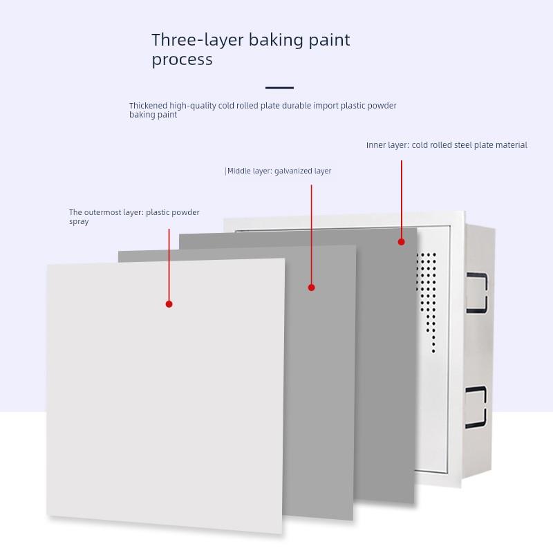 拆装式地暖分水器箱 地暖分水器遮挡箱体 暗箱明装箱分水箱铁箱子