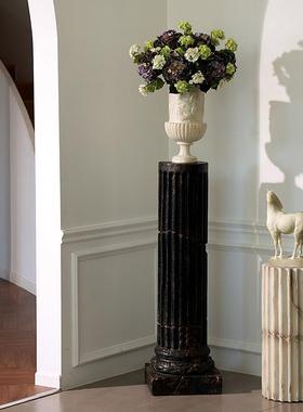 形上法式中古风摆件古希腊雕塑别墅酒店大堂罗马柱落地装置