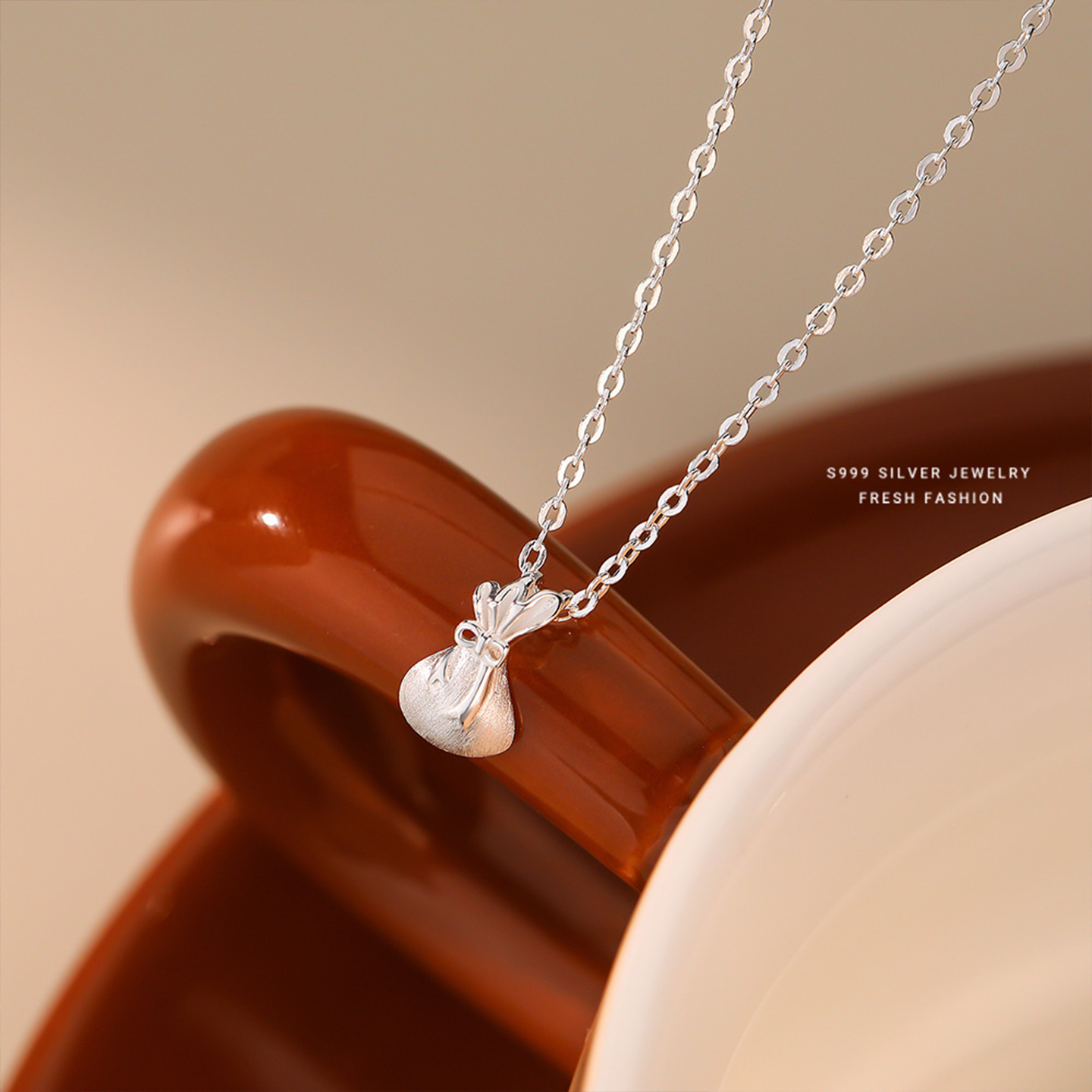 s999纯银转运福袋项链高级感