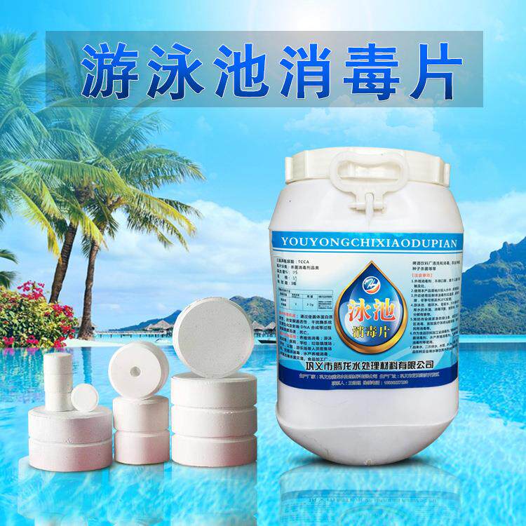 氯消毒片20g游泳片 消毒片三氯异氰008尿酸池消毒片2g强氯精速溶