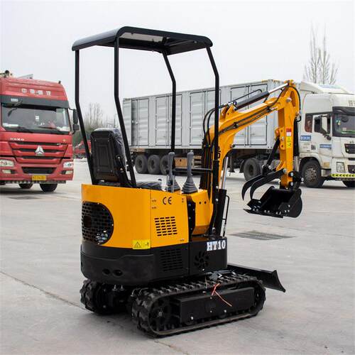 小型H10B全液压微型挖掘机 钩工程园T林用1吨挖机微型 机价658格
