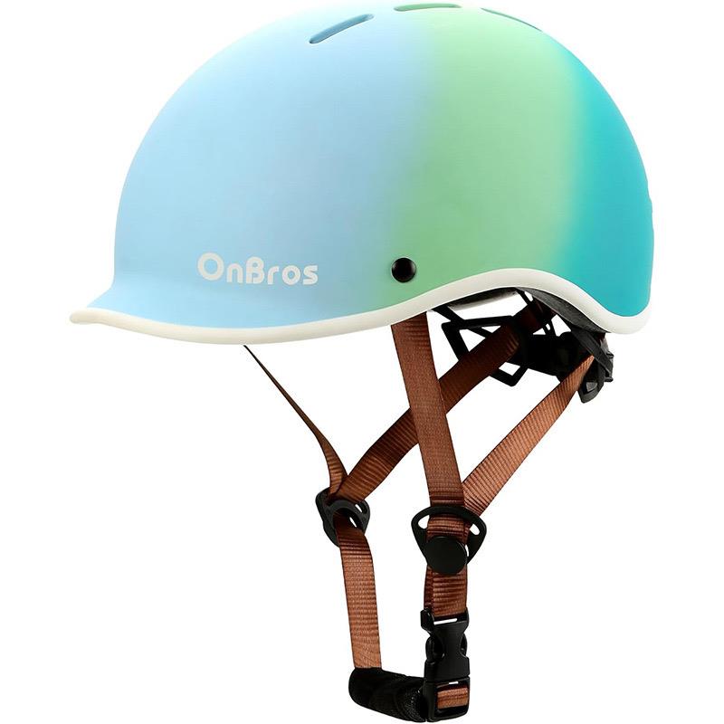 OnBros骑行儿童头盔复古男孩女宝滑板车平衡车安全帽自行车头盔