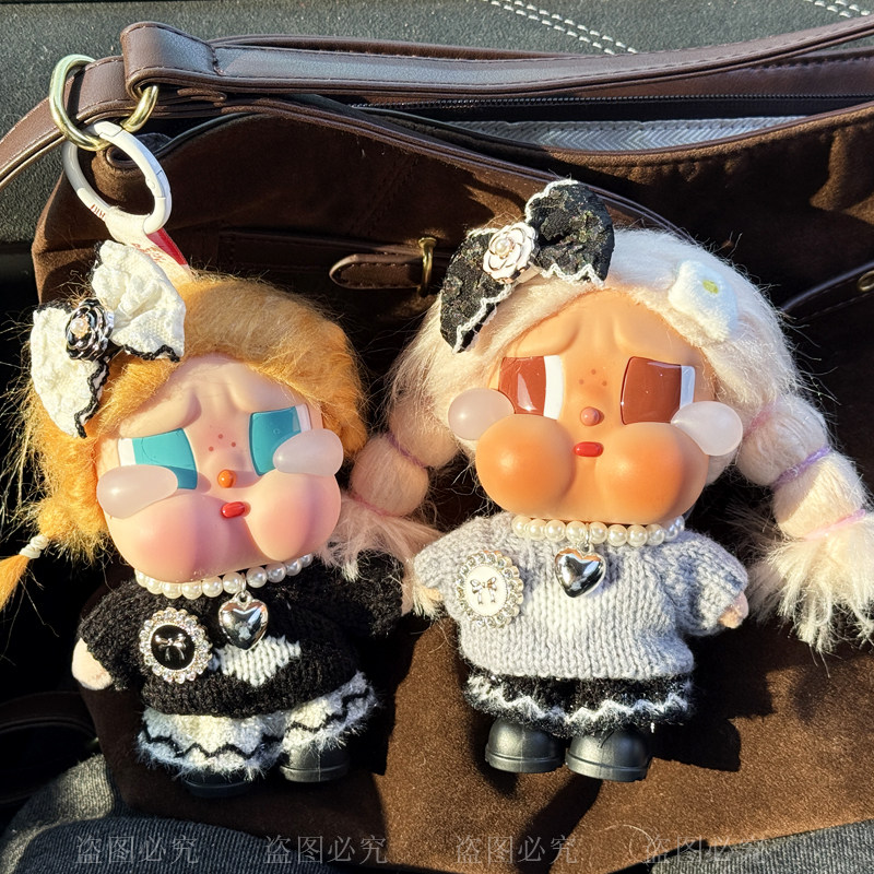 哭娃衣服crybaby vacation系列搪胶公仔娃衣小香风头饰毛衣套装穿,模玩/动漫/周边/娃圈三坑/桌游,潮玩娃衣,淘宝优惠券,粉丝福利购,淘宝优惠卷