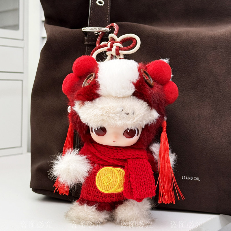 dimoo马力全开娃衣马年限定搪胶毛绒公仔喜庆红包毛衣套装换装,模玩/动漫/周边/娃圈三坑/桌游,潮玩娃衣,淘宝优惠券,粉丝福利购,淘宝优惠卷