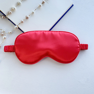 眼罩红色喜庆伴手礼遮光睡眠午休挡光护眼缓解疲劳舒适透气松紧带