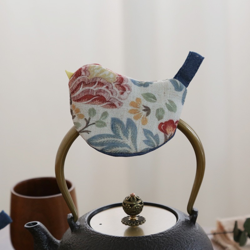 新中式小鸟隔热锅帽微波炉手套夹