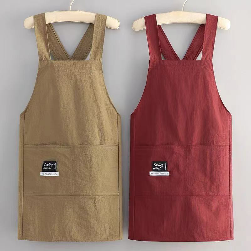 2025新款防泼水围裙厨房家用做饭专用餐饮上班干活无袖围腰工作服,家庭/个人清洁工具,围裙,淘宝优惠券,粉丝福利购,淘宝优惠卷