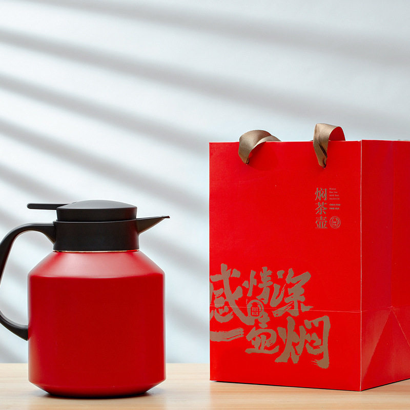 焖茶壶保温水壶泡茶带茶仓家用便携316不M锈钢内胆暖壶闷茶壶煮茶