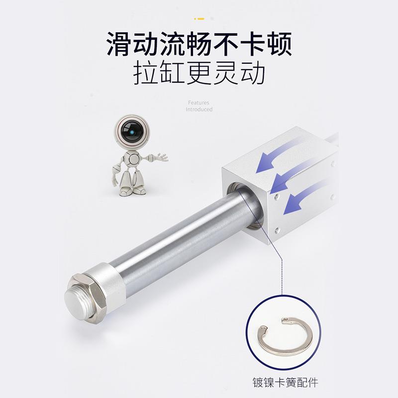 SMC型磁偶式无杆气缸CY1B CY3B RMS 63-100/200/300/400/500-2000