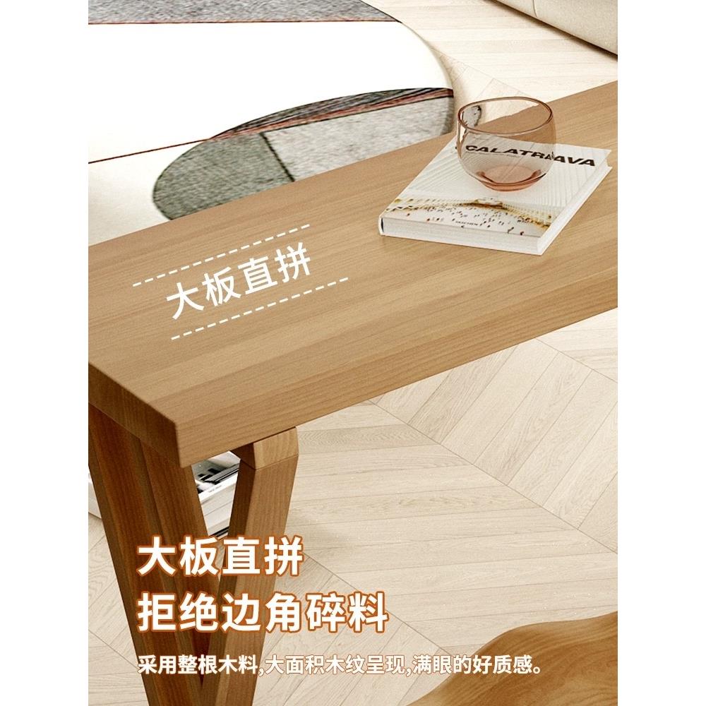 实木吧台桌简约现代家用客餐厅隔断高脚长条桌咖啡店休闲吧台桌椅