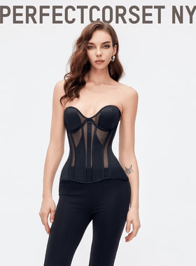 【时装周同款】Muse 网纱拼接法式鱼骨胸衣 PerfectCorset NY