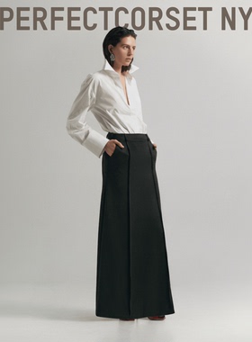 H-type skirt 中低腰A字超长休闲半裙 PerfectCorsetNY