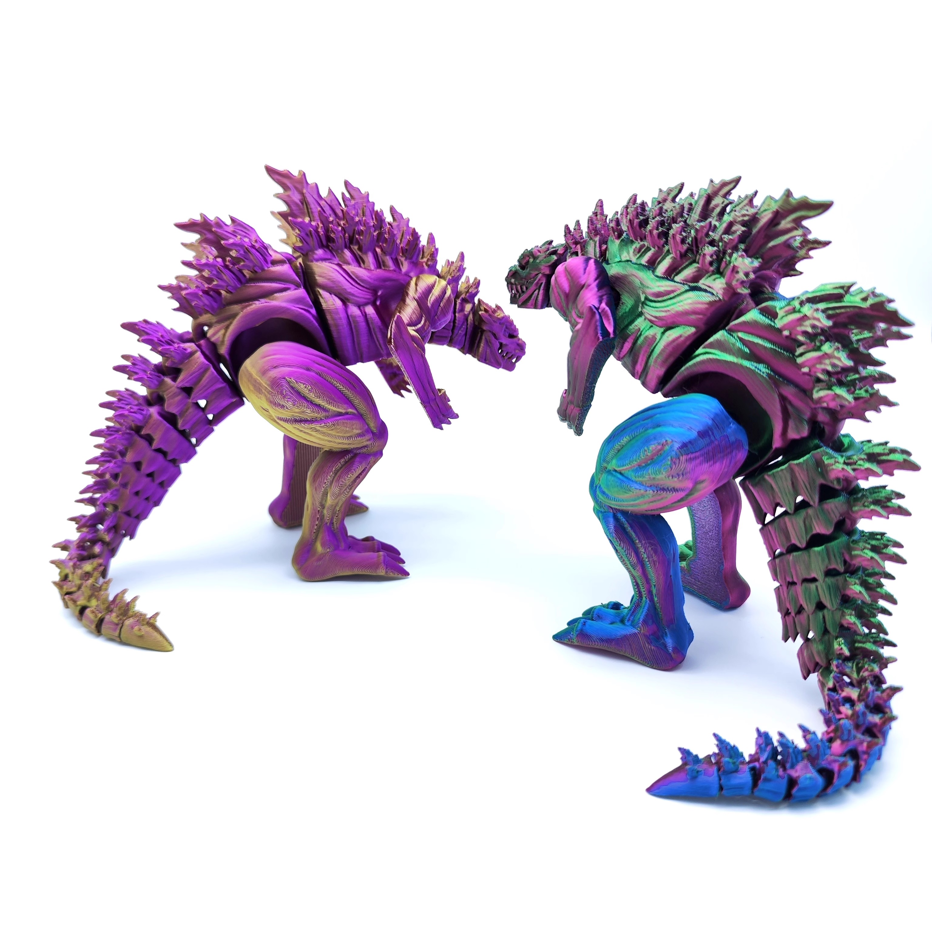 3D打印哥斯拉肌肉恐龙关节玩具