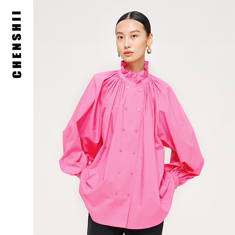 纯棉宽松衬衫CHENSHII