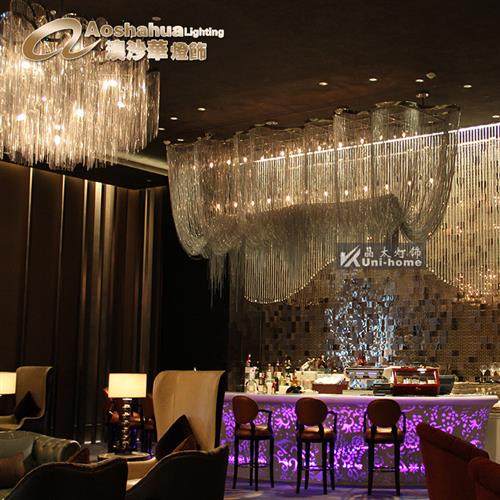 酒店大堂水晶壁灯会所工程墙壁灯不锈钢客厅餐厅背景墙长壁灯,家装灯饰光源,客厅吊灯,淘宝优惠券,粉丝福利购,淘宝优惠卷