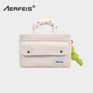 阿尔飞斯便携微单相机内胆包手提加厚防震保护包适用佳能富士索尼单反摄影包通用化妆包防水防撞镜头收纳包