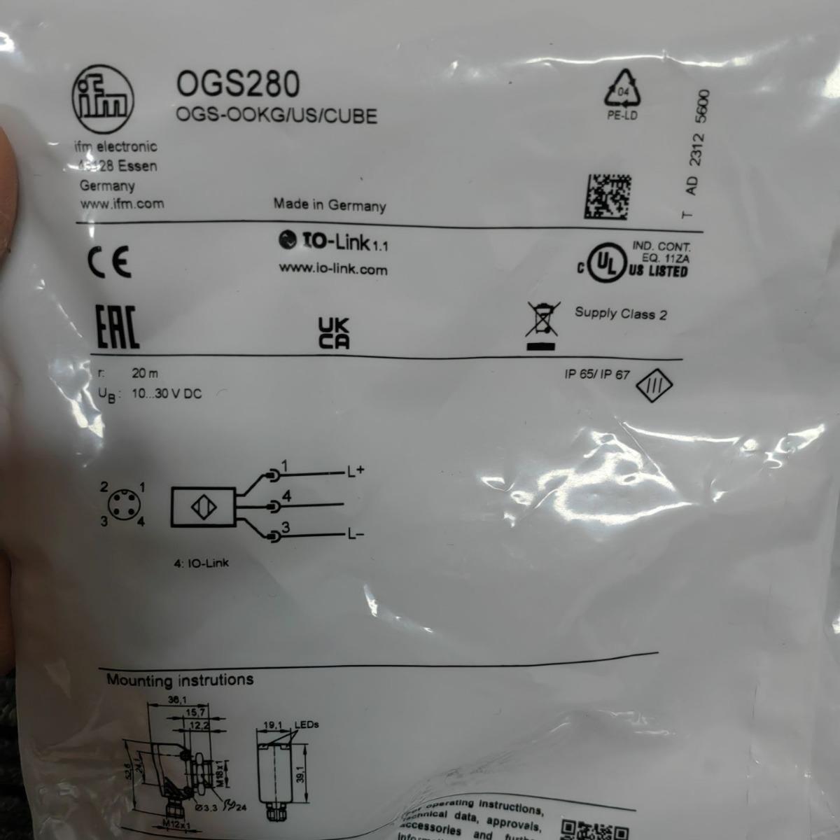 IFM易福门光电开关OGS280