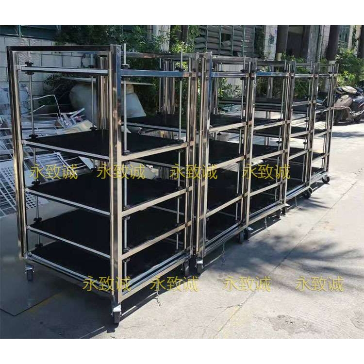 直销 竖式周转车 防静电竖式PCB板周转车  物料架