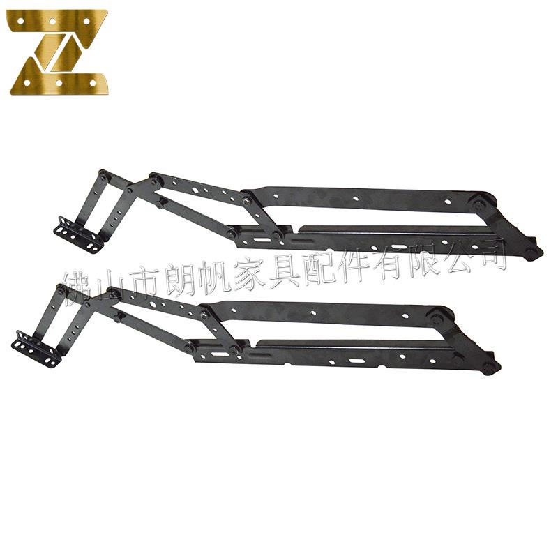 朗帆LFF004功能家具五金折叠铰儿童椅二折铁架沙发椅脚踏配件