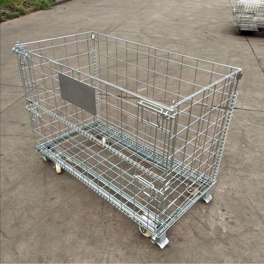 折叠式仓储笼铁网框物流周转箱储物箱仓库笼子金属铁框子蝴蝶笼,农机/农具/农膜,其它农用工具,淘宝优惠券,粉丝福利购,淘宝优惠卷