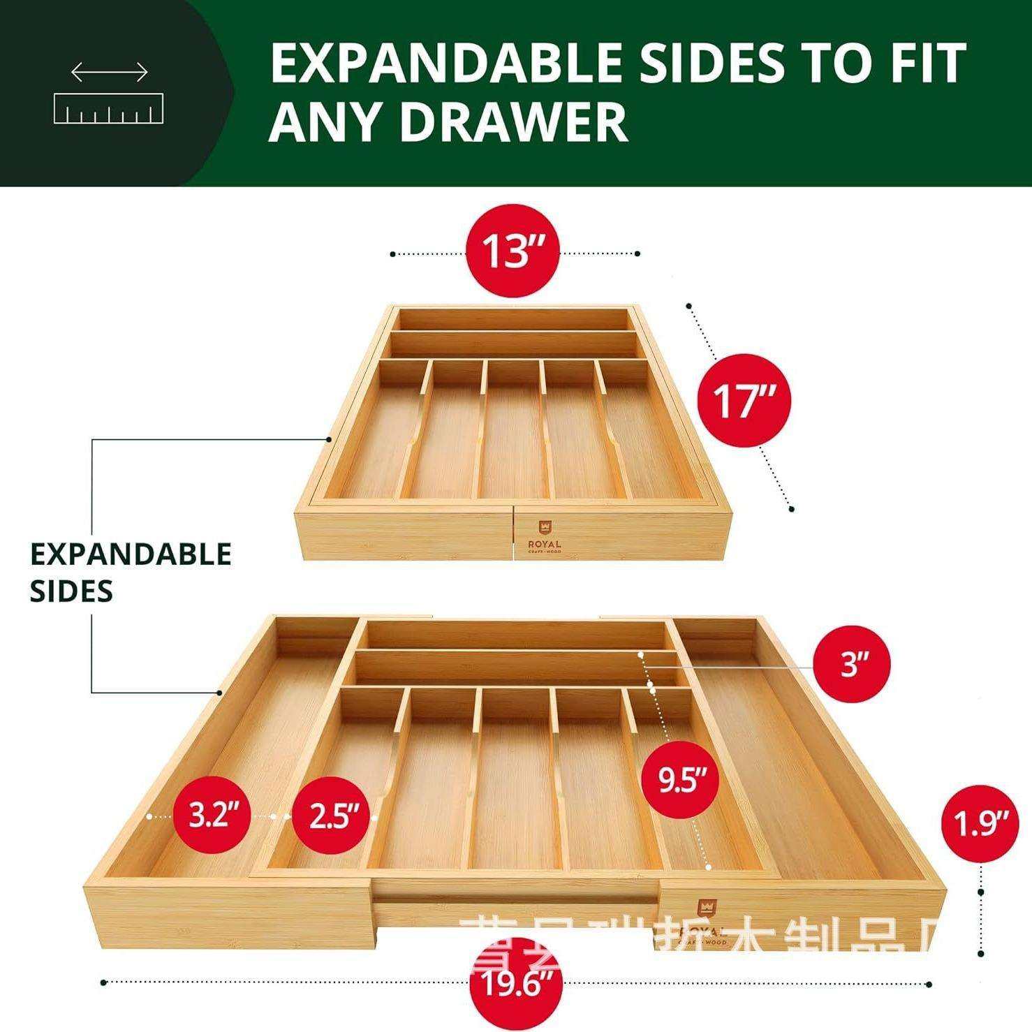 跨境热款竹制抽屉收纳盒木质厨房餐具银器收纳家用碗筷杂物收纳架,工业油品/胶粘/化学/实验室用品,其他实验室设备,淘宝优惠券,粉丝福利购,淘宝优惠卷