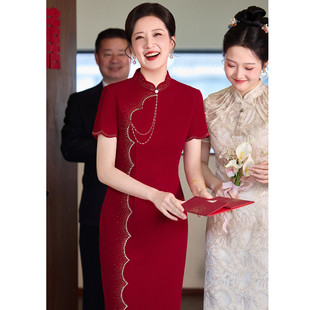 【喜婆婆礼服】喜宴新中式连衣裙婚宴家宴喜妈妈丈母娘结婚喜服夏