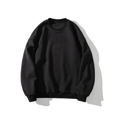 大码300斤卫衣男圆领春秋潮牌