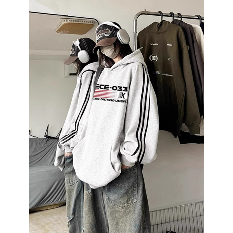 特大码300斤加绒加厚连帽卫衣